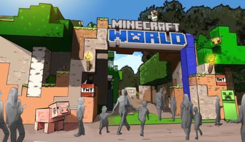 Minecraft World, a theme park with the world’s first-ever Minecraft rollercoaster, to open in the UK next year