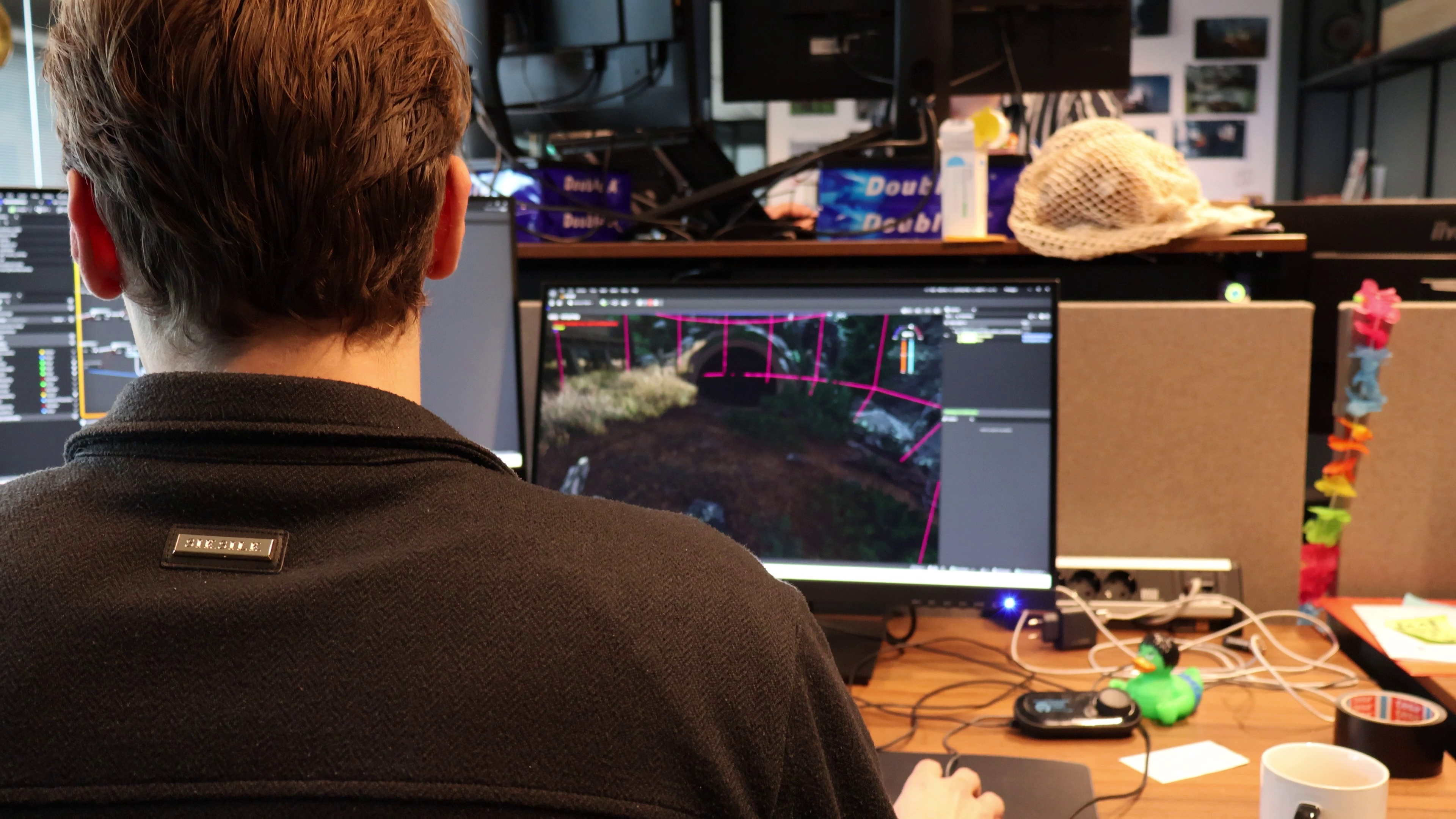 Dev works on black hole mod.