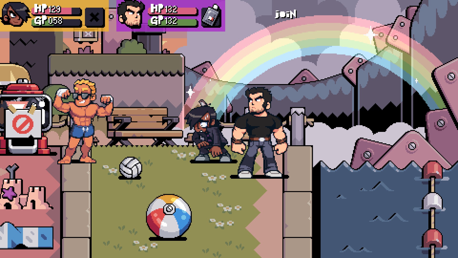 Scott Pilgrim EX, a pixel art beat 'em up