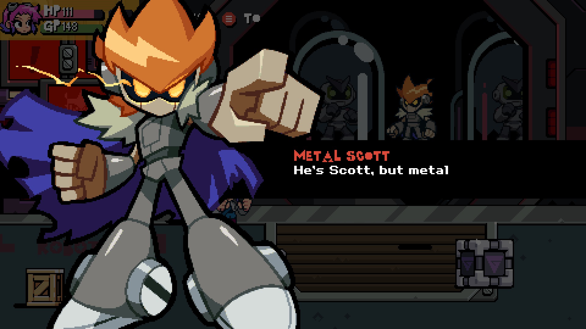 Scott Pilgrim EX, a pixel art beat 'em up