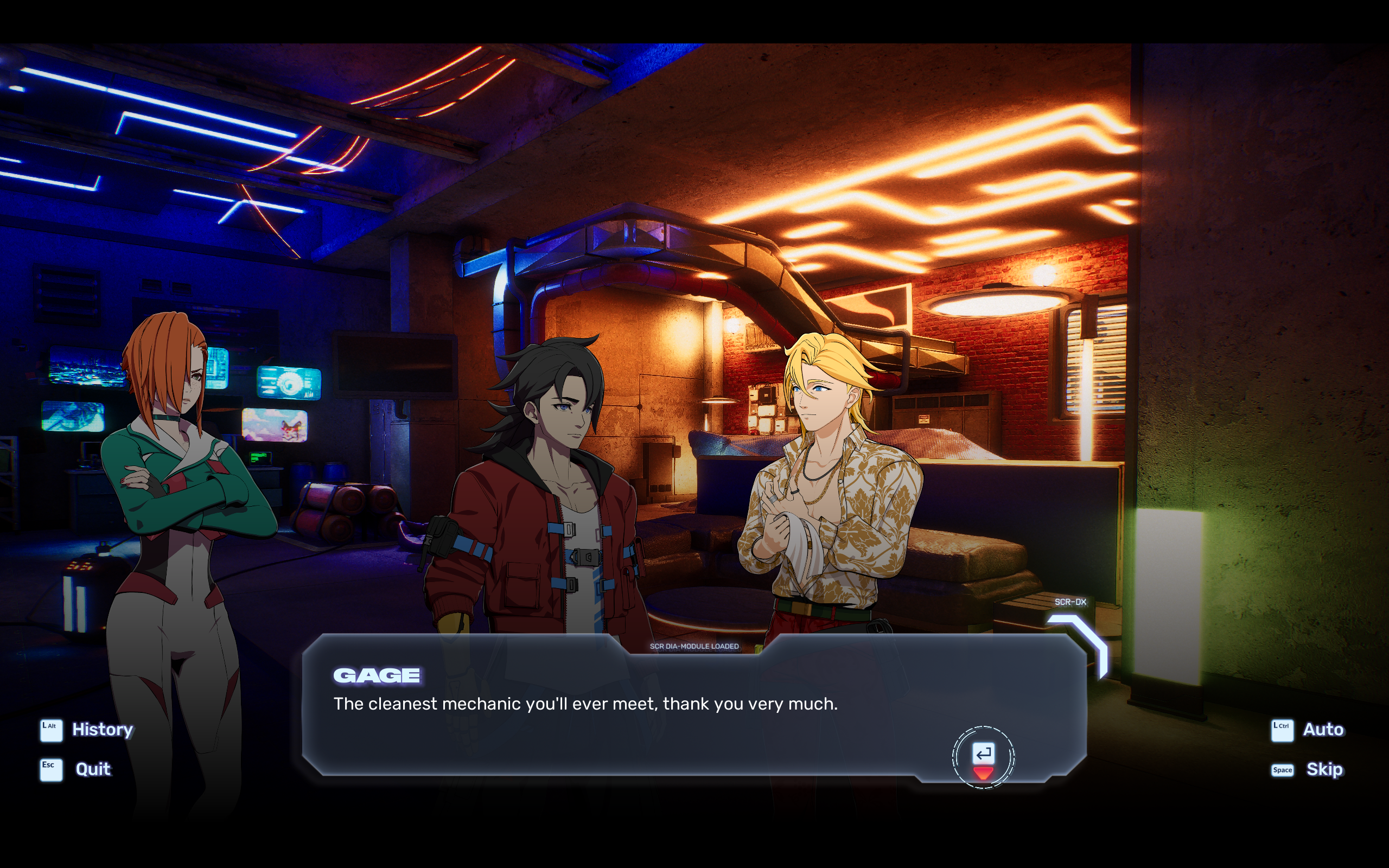 Screamer conversation view