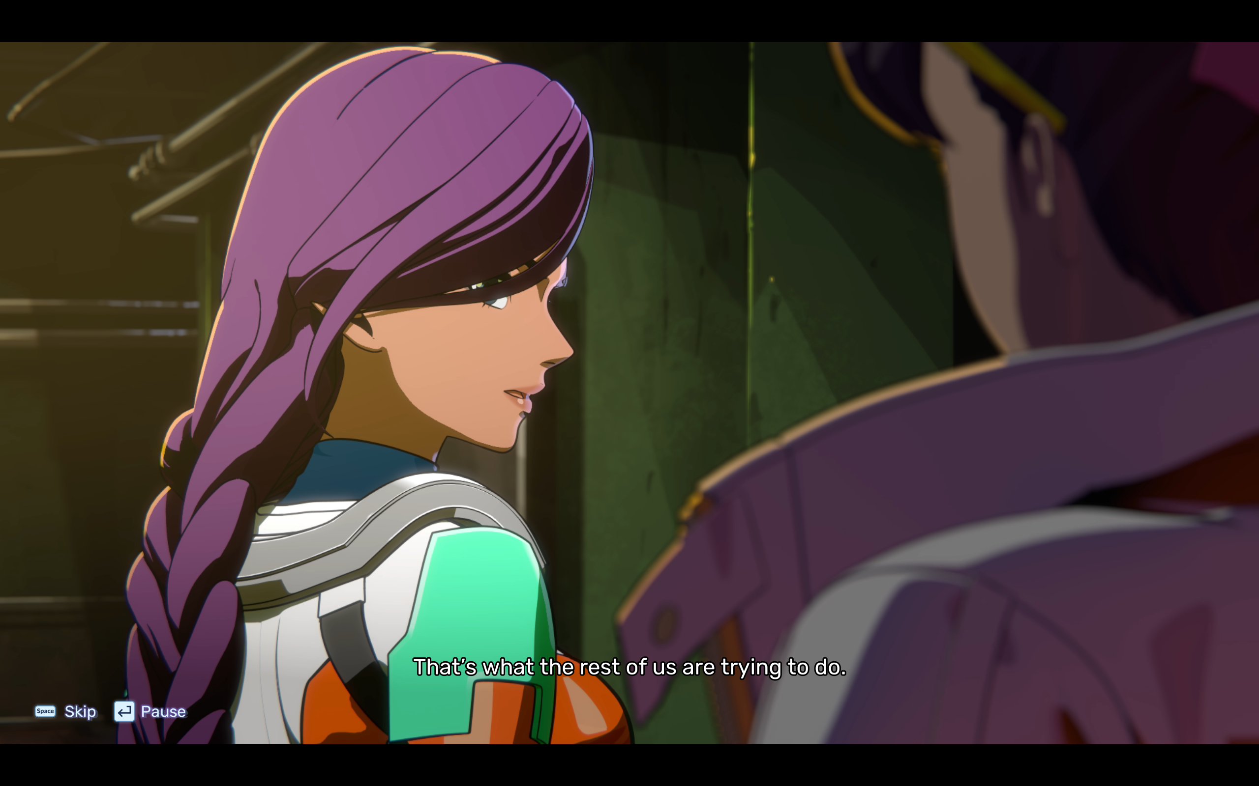 Screamer character in cutscene