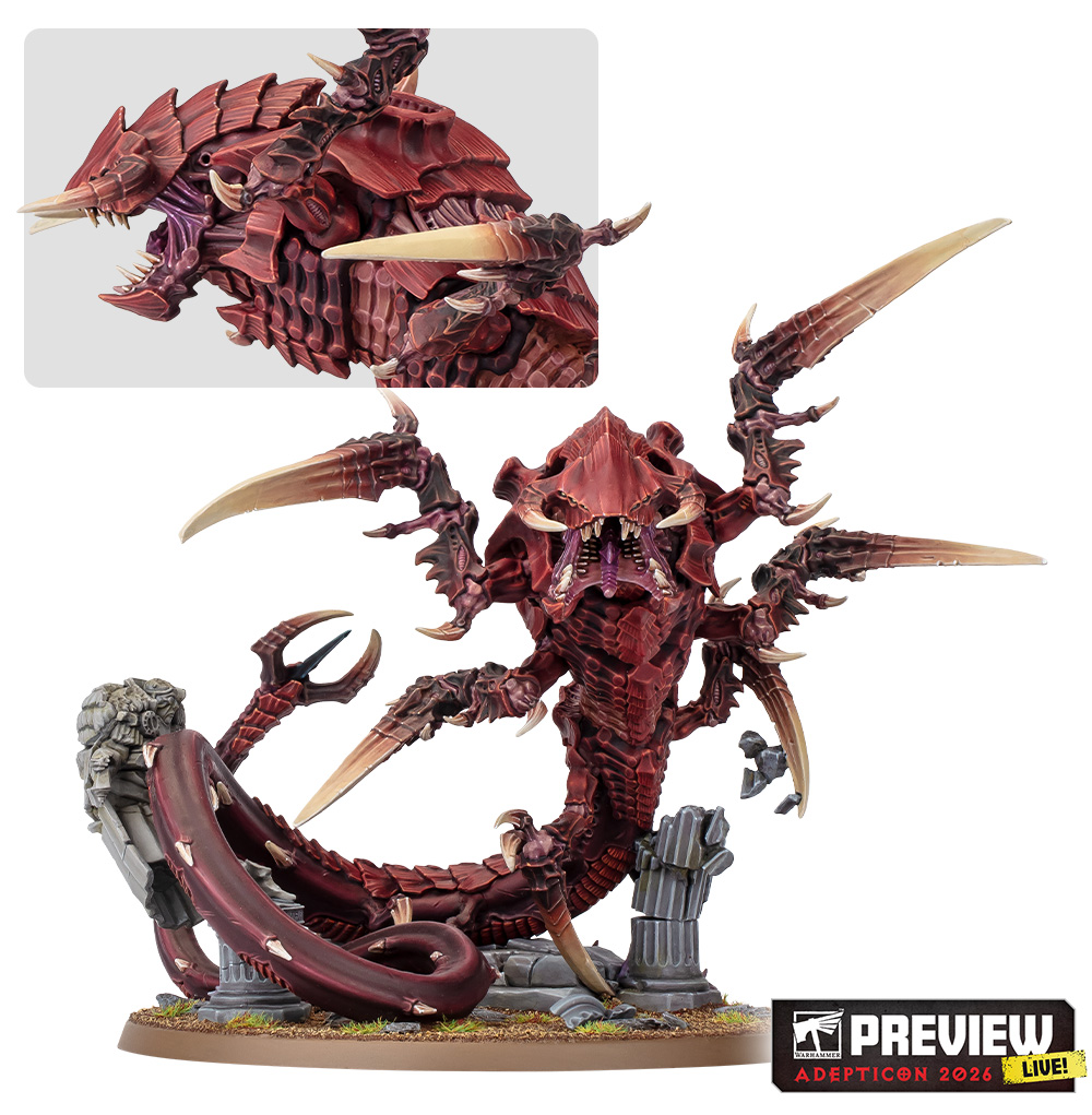 The Red Terror, a large tyranid monster in Warhammer 40,000.