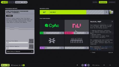 You can lessen Marathon’s faction rep grind by doing more than just contracts