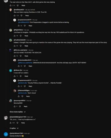 91-year-old gamer gets a visit from police after she misses her daily check-in call because was ‘trying to beat her record level’