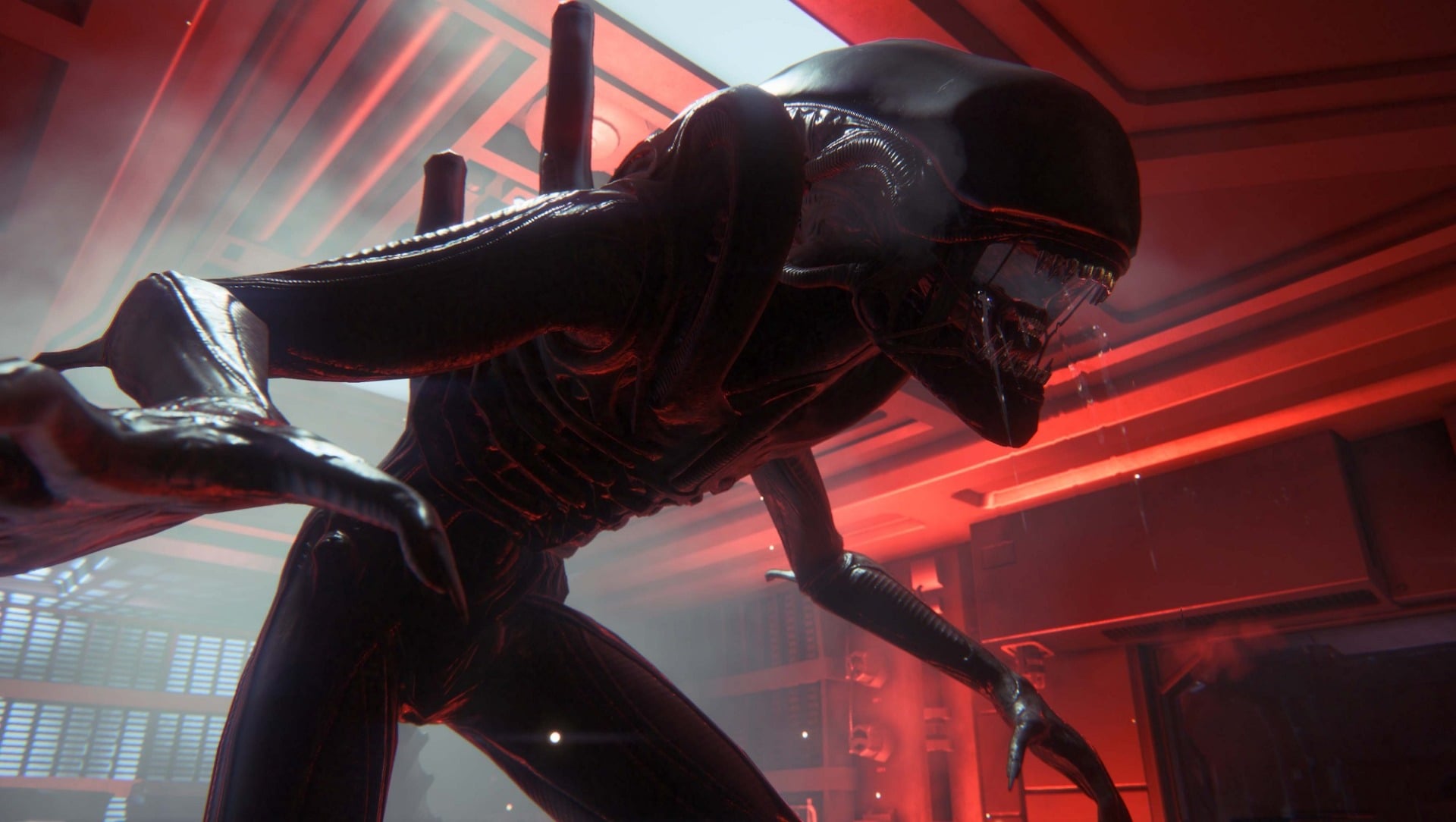 A Xenomorph appears on a ship.