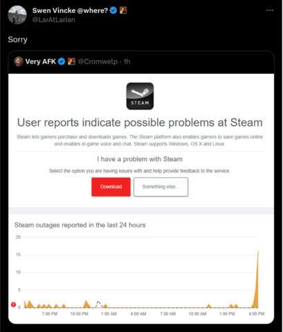After shaking Steam’s servers with Baldur’s Gate 3’s launch, Larian publishing chief says ‘I hope we absolutely demolish it next time’