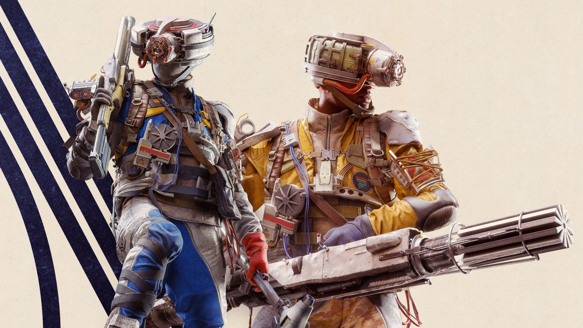 Arc Raiders: Promotional art for the Wasp Hunter outfit.