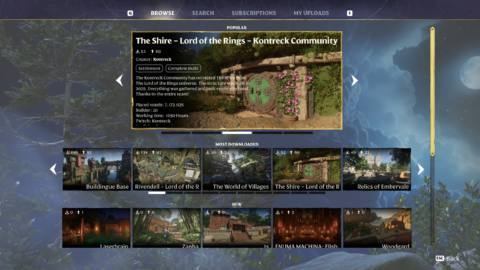 Finally I can download other people’s huge honkin’ Enshrouded bases and live in them myself