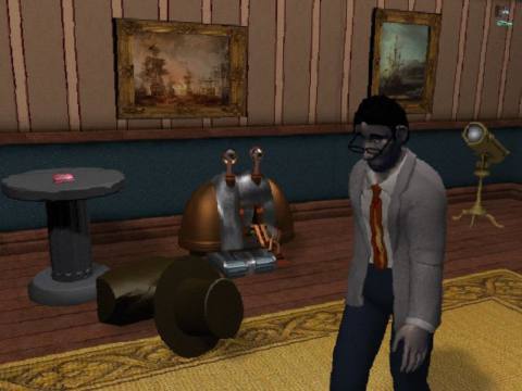 Help! The Millennium Bug made all the robots in my mansion go berserk, and only Homer Simpson can save the day