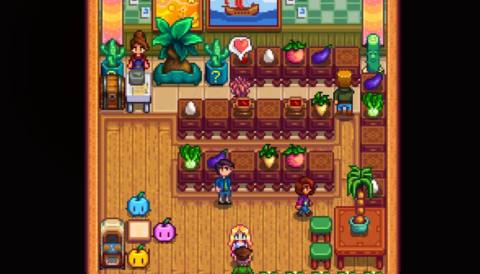 I opened my own store in Stardew Valley so now Pierre has to buy my seeds