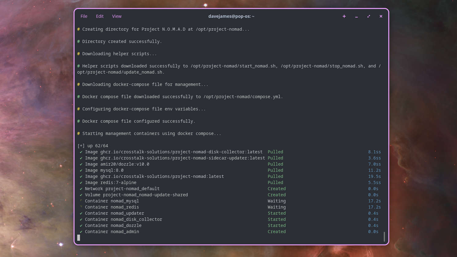 Project NOMAD on my Razer Blade 14 gaming laptop