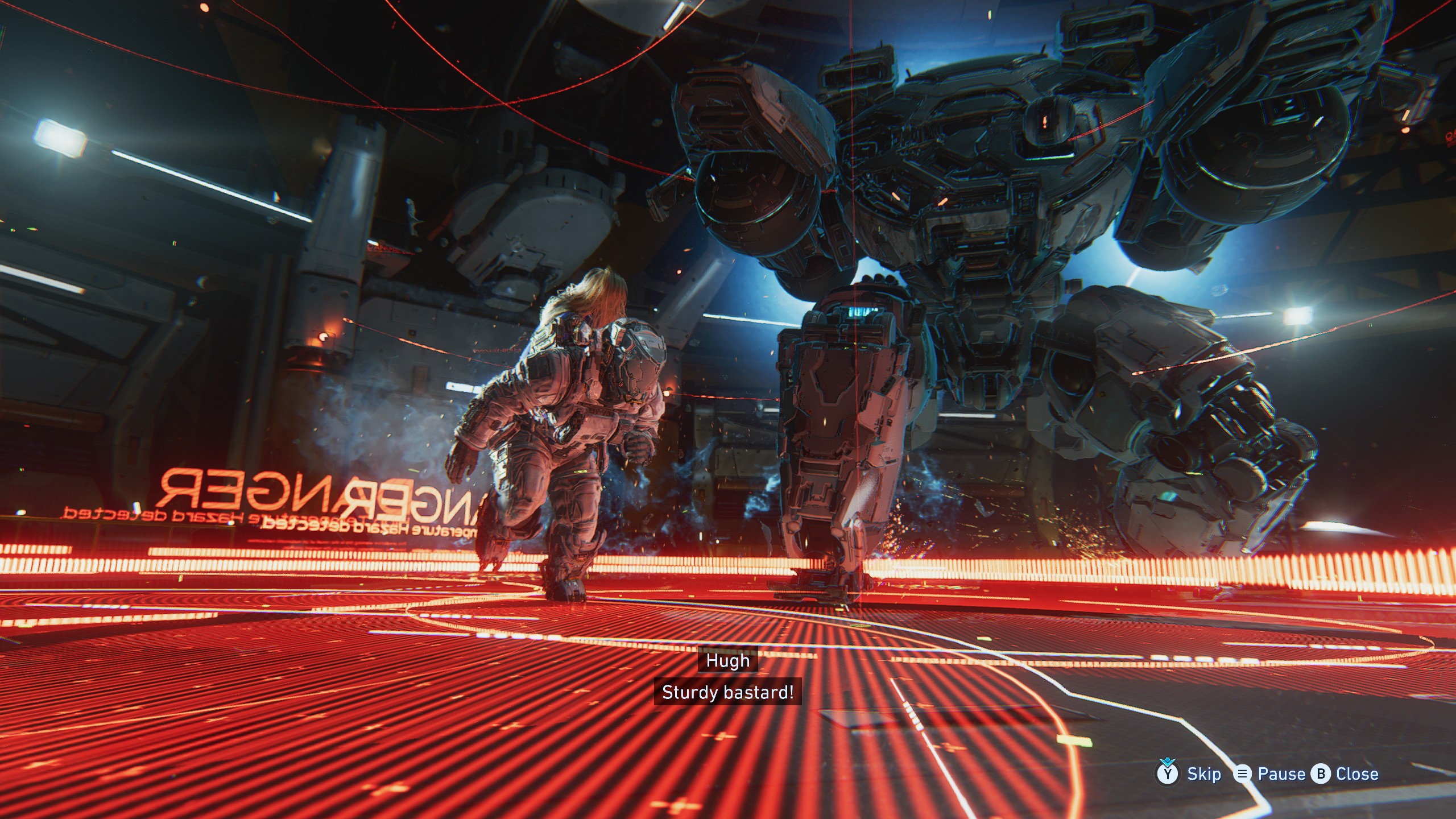 Sci-fi action in Pragmata