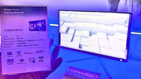 Philips is bringing its 5K dual-mode gaming monitor to the West, and it comes in a neat white shell