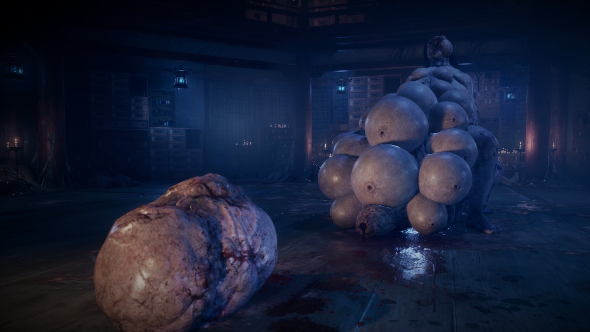 One of the horrifying monsters