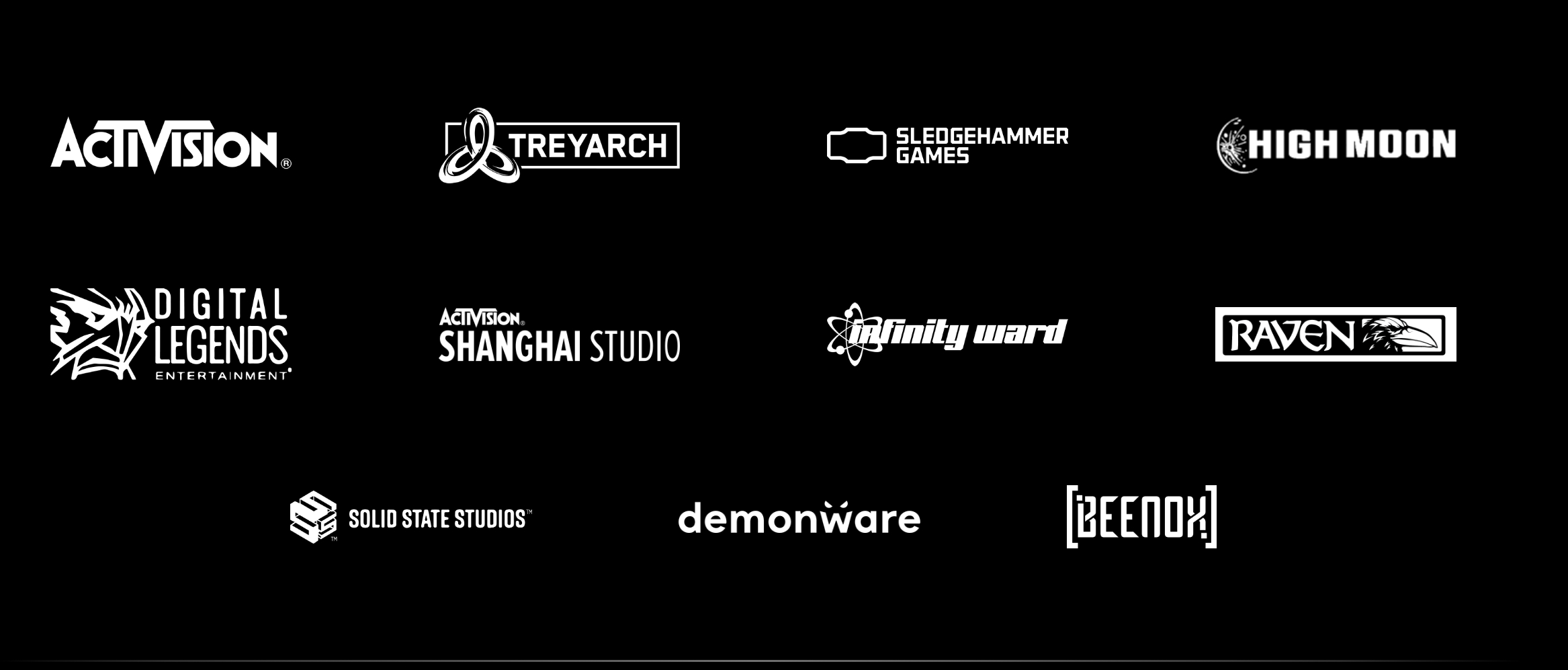 Call of Duty studios