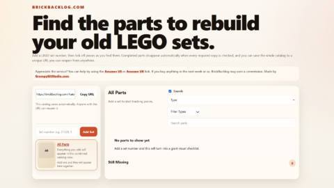 This vibe-coded tool helps you find missing Lego pieces for your old sets, and now I think the AI revolution might not be such a bad thing after all