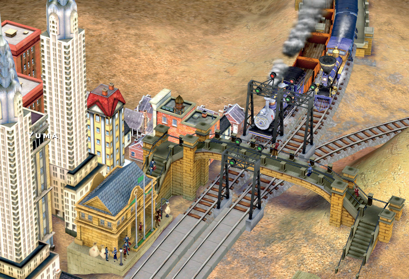 Sid Meier's Railroads, a 2006 rail sim
