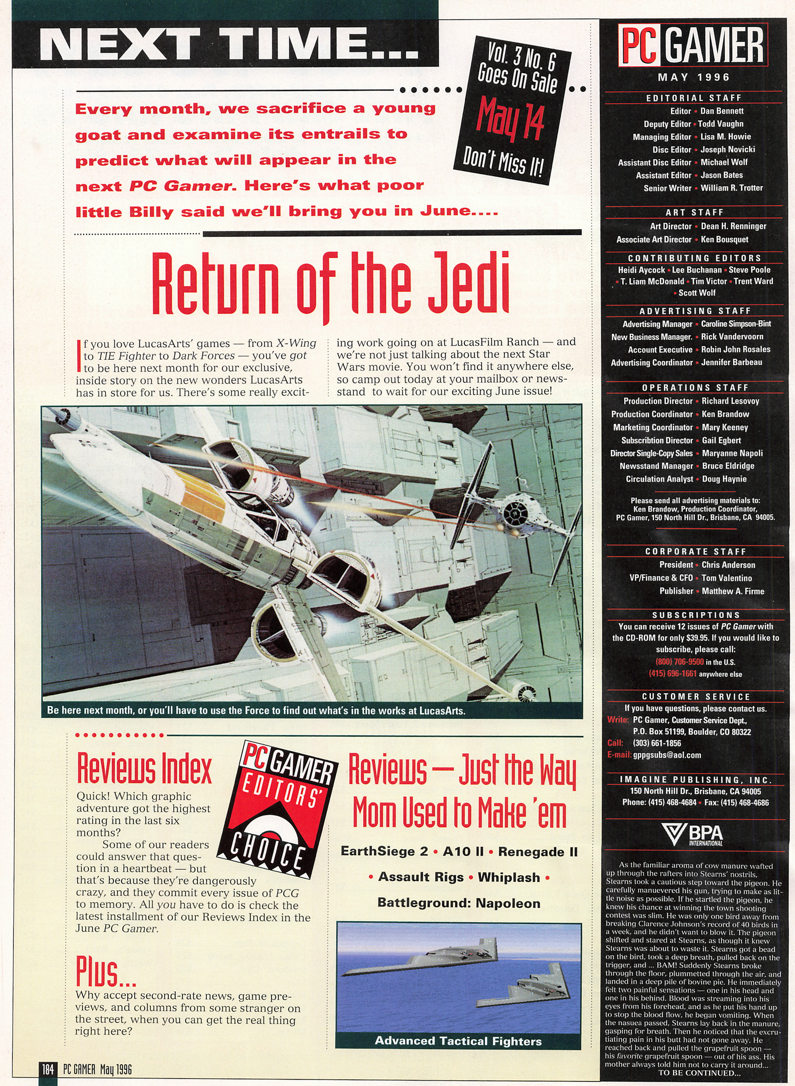 PC Gamer Issue 024 (May 1996) back page