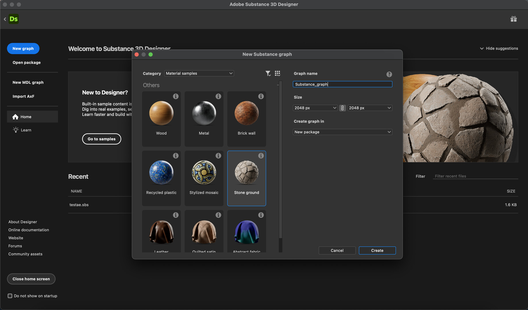 Substance Designer UI