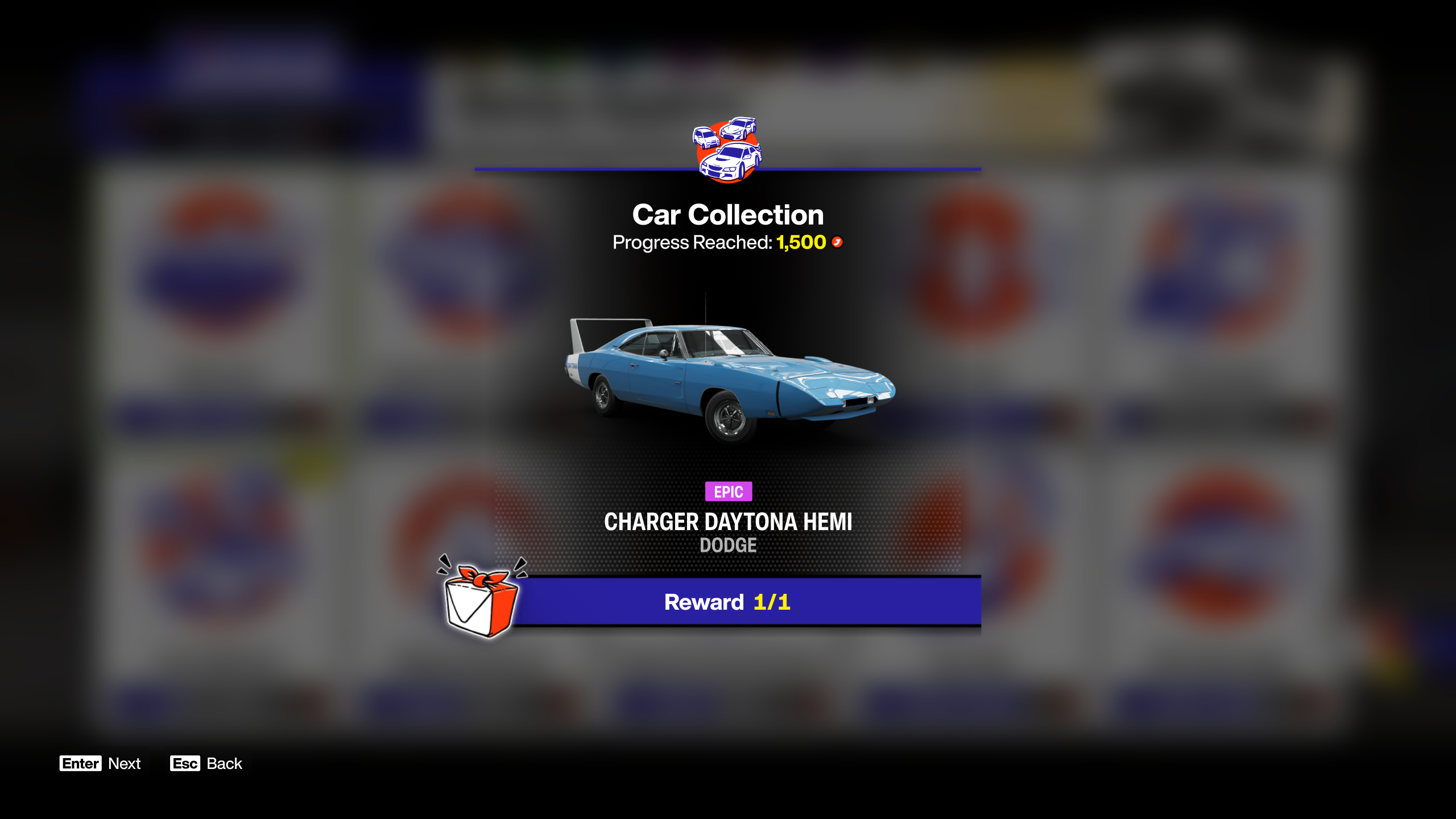 Forza Horizon 6: The Charger Daytona car collection reward.