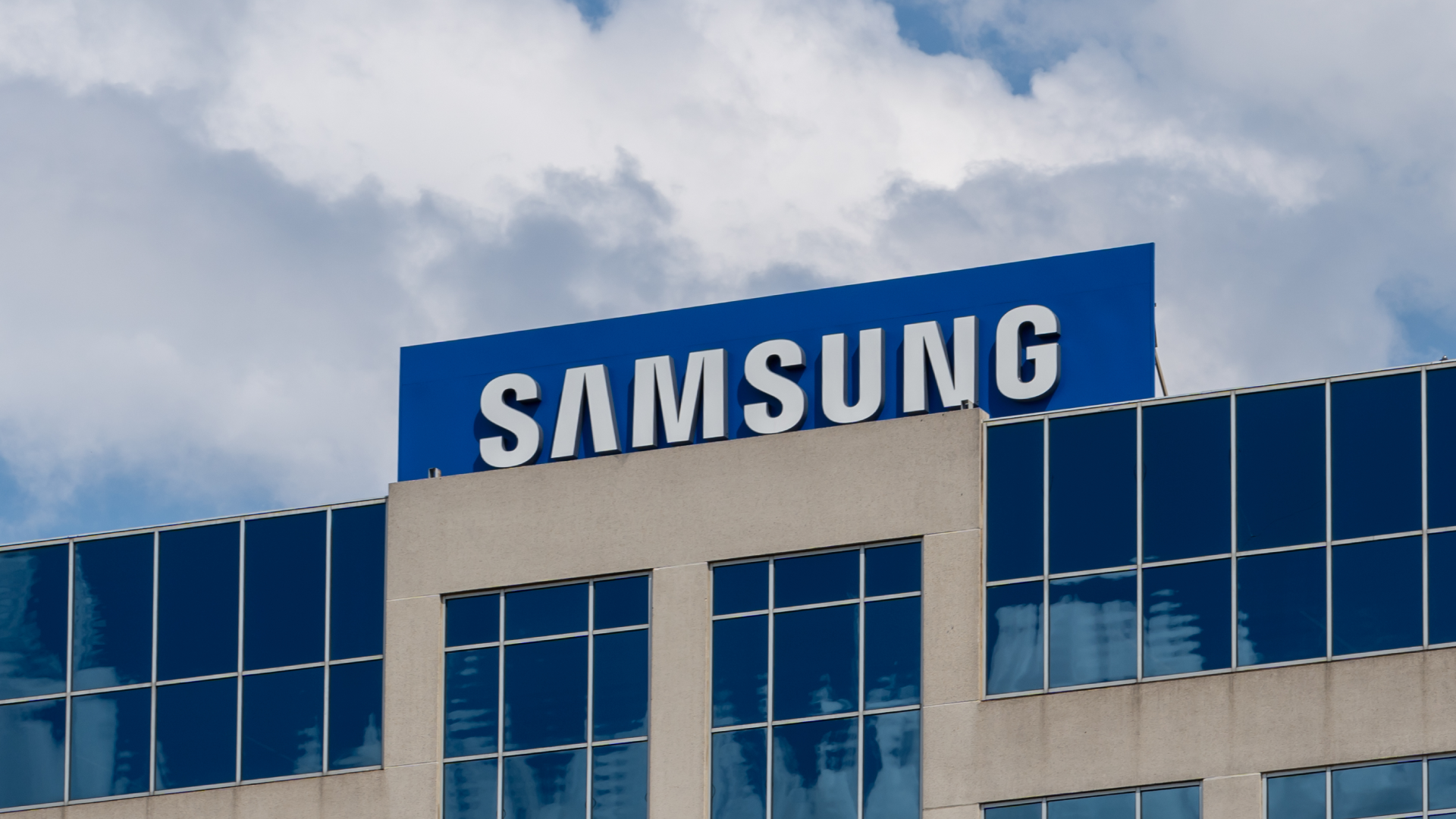 Samsung Electronics America Corporate office in Ridgefield Park, NJ, USA. - stock photo. Ridgefield Park, NJ, USA - August 23, 2022