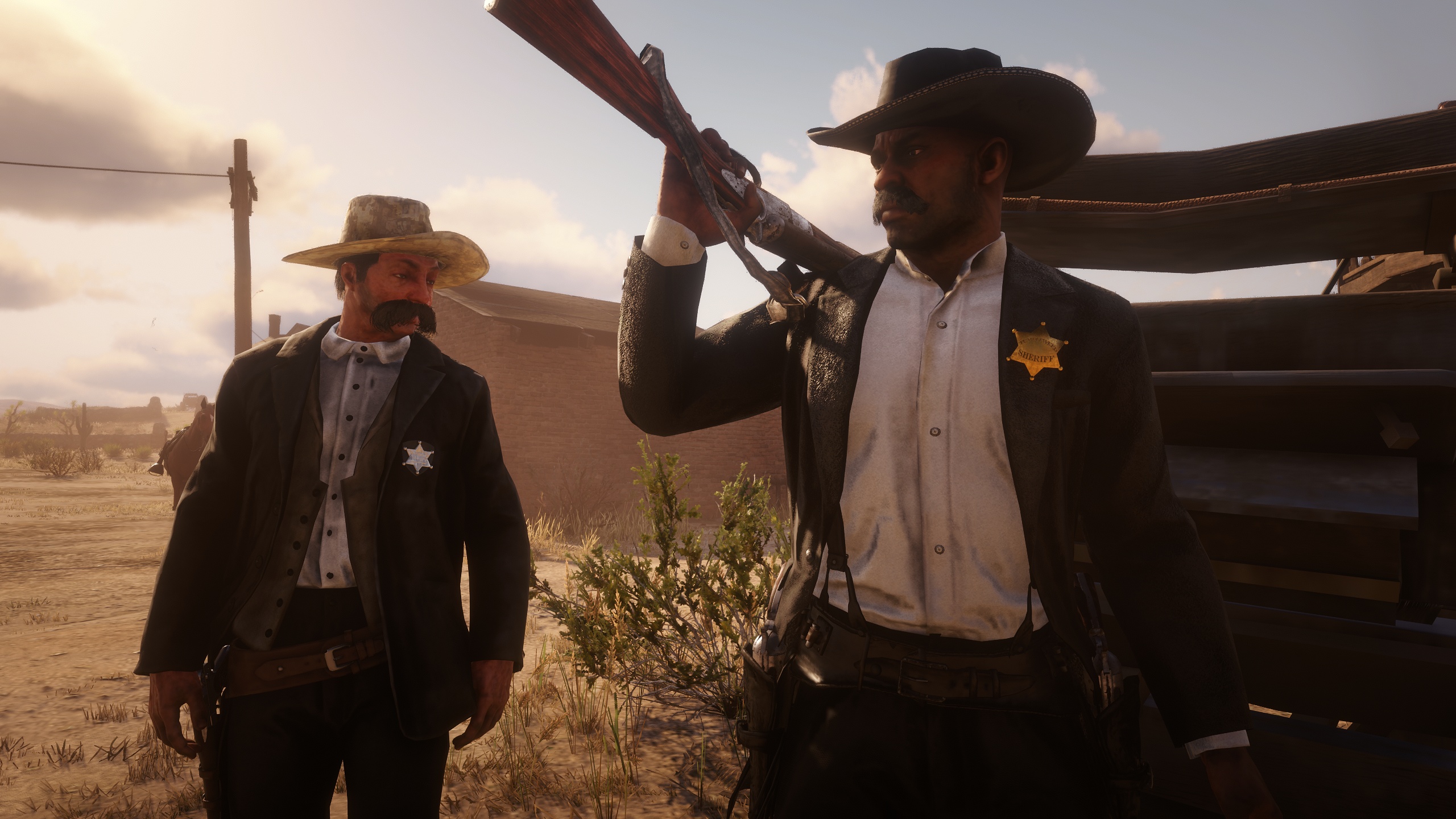 Playing as a lawman in the Red Dead Redemption 2 First Response mod