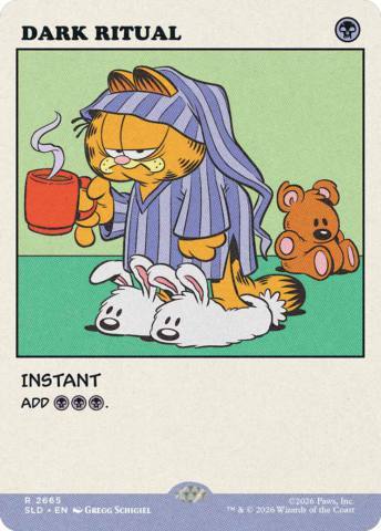 It’s time for Garfield’s official Magic: The Gathering crossover now