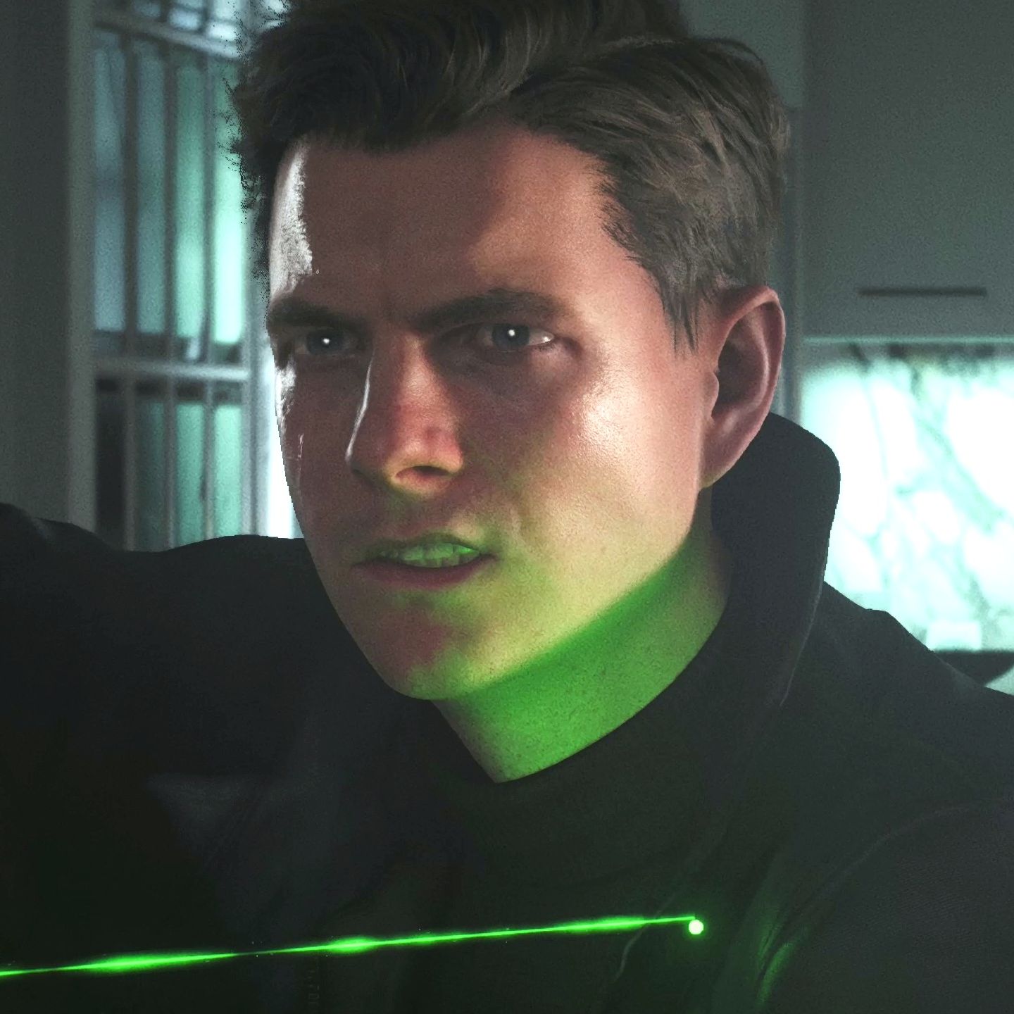 James Bond targeted by a sniper.