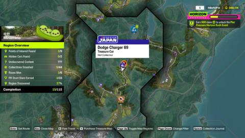 Where to find all Forza Horizon 6 Treasure Cars
