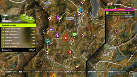 Where to find the Minamino region Treasure Hunt in Forza Horizon 6