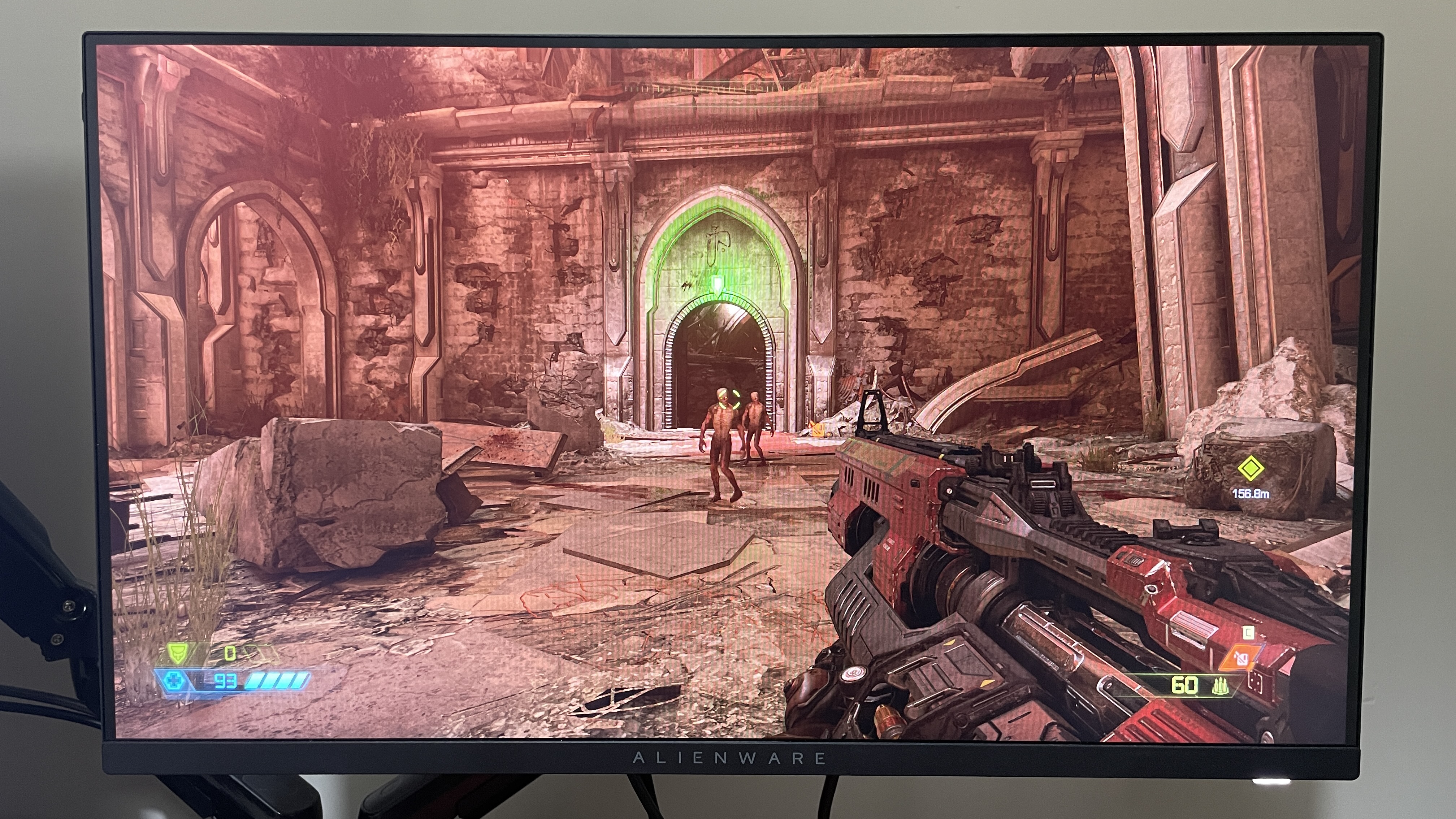 Comparing HDR on/off with an Alienware AW2525HM gaming monitor.