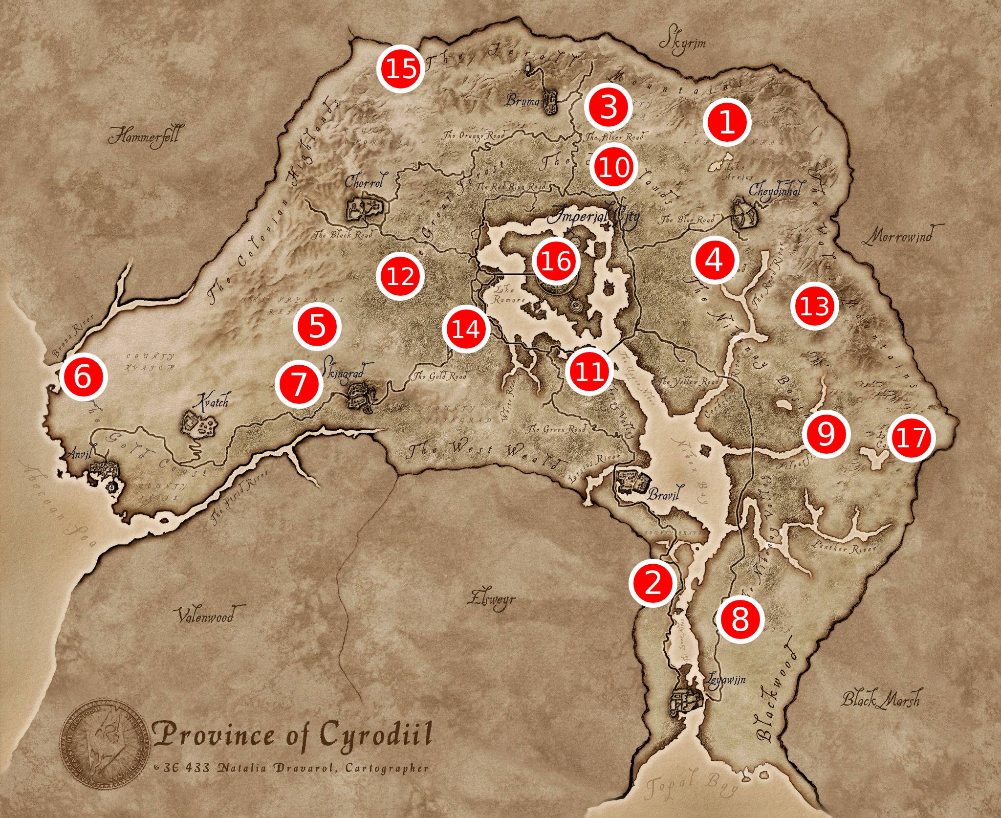 Oblivion Remastered Daedric Artifact quest locations
