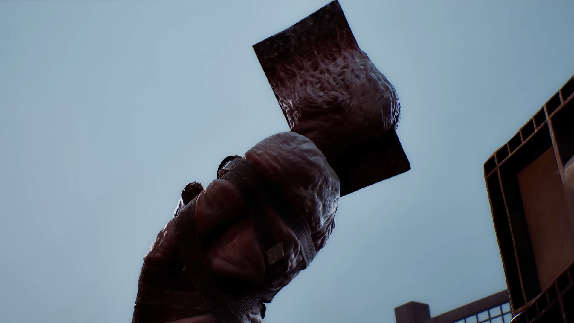Silent Hill Townfall - A monster with an axe for a head