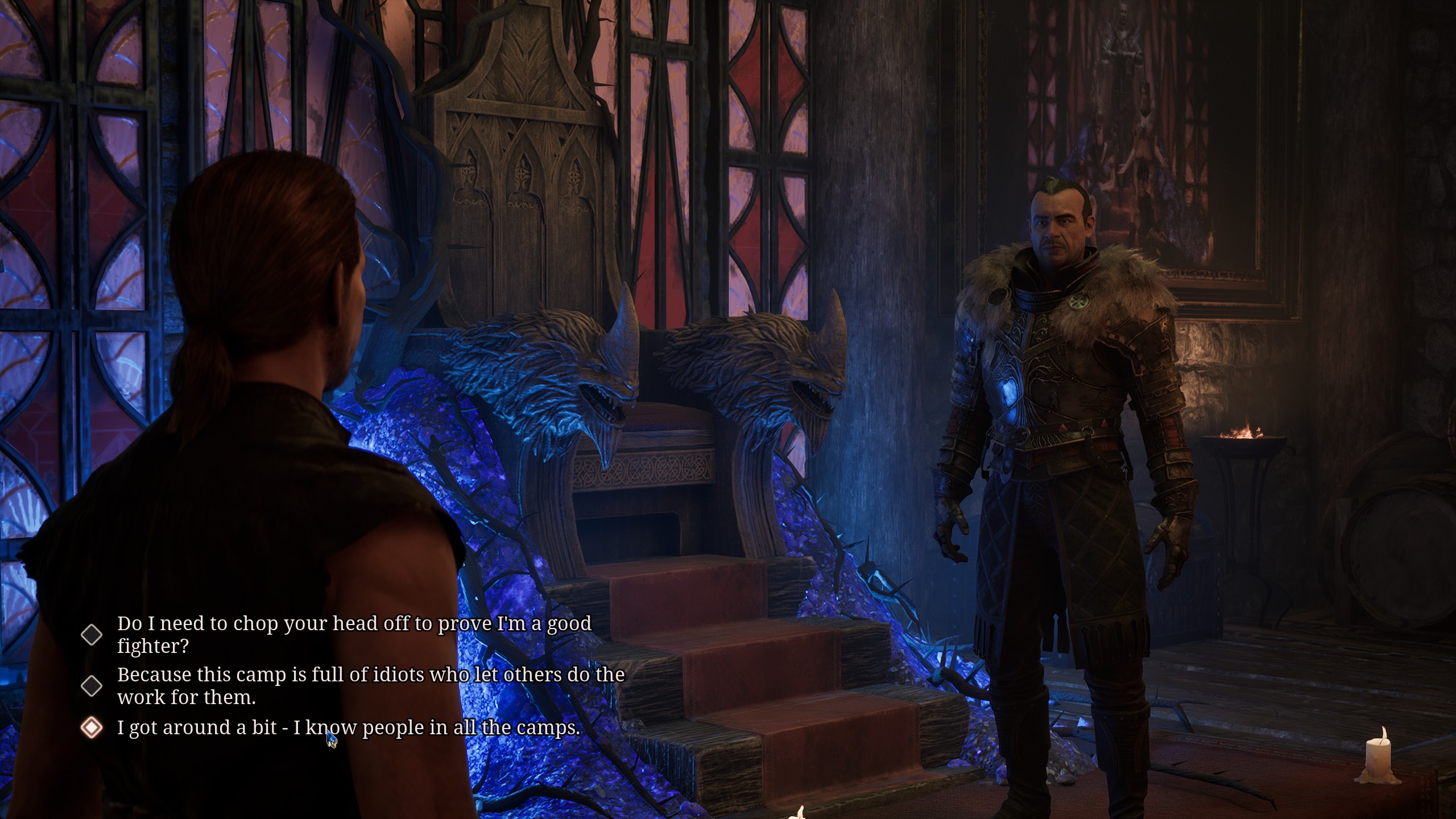 Gothic Remake Old Camp - Gomez dialogue