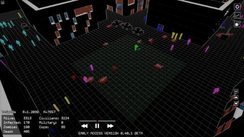 I tried to create the perfect zombie apocalypse in this intensely detailed outbreak simulator, and sorry slow zombie fans, fast zombies are just better