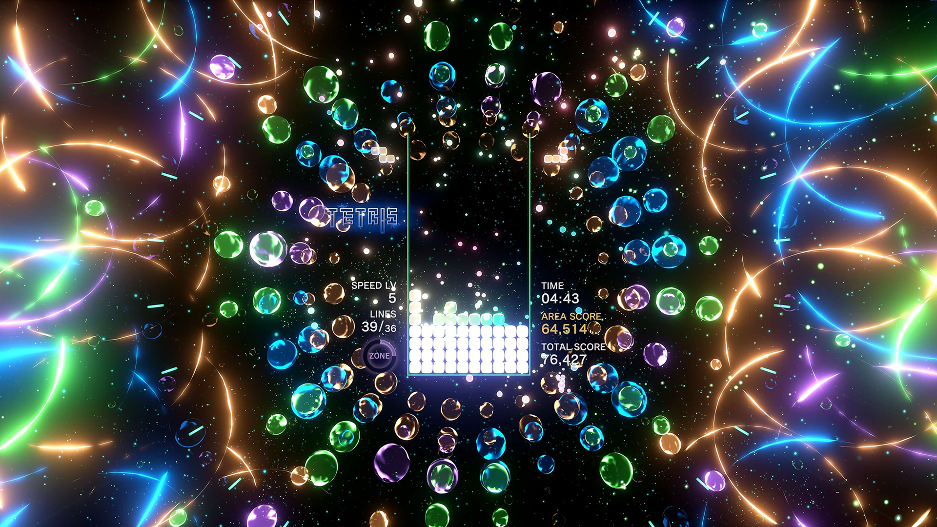 A trippy Tetris board
