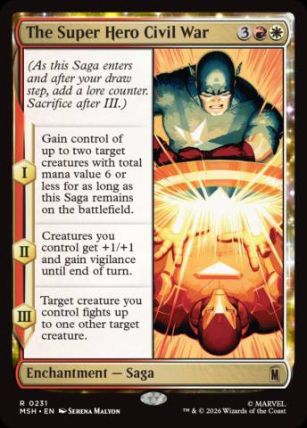 Magic: The Gathering’s Marvel Super Heroes set brings back completely uncontroversial and universally beloved comics event Civil War