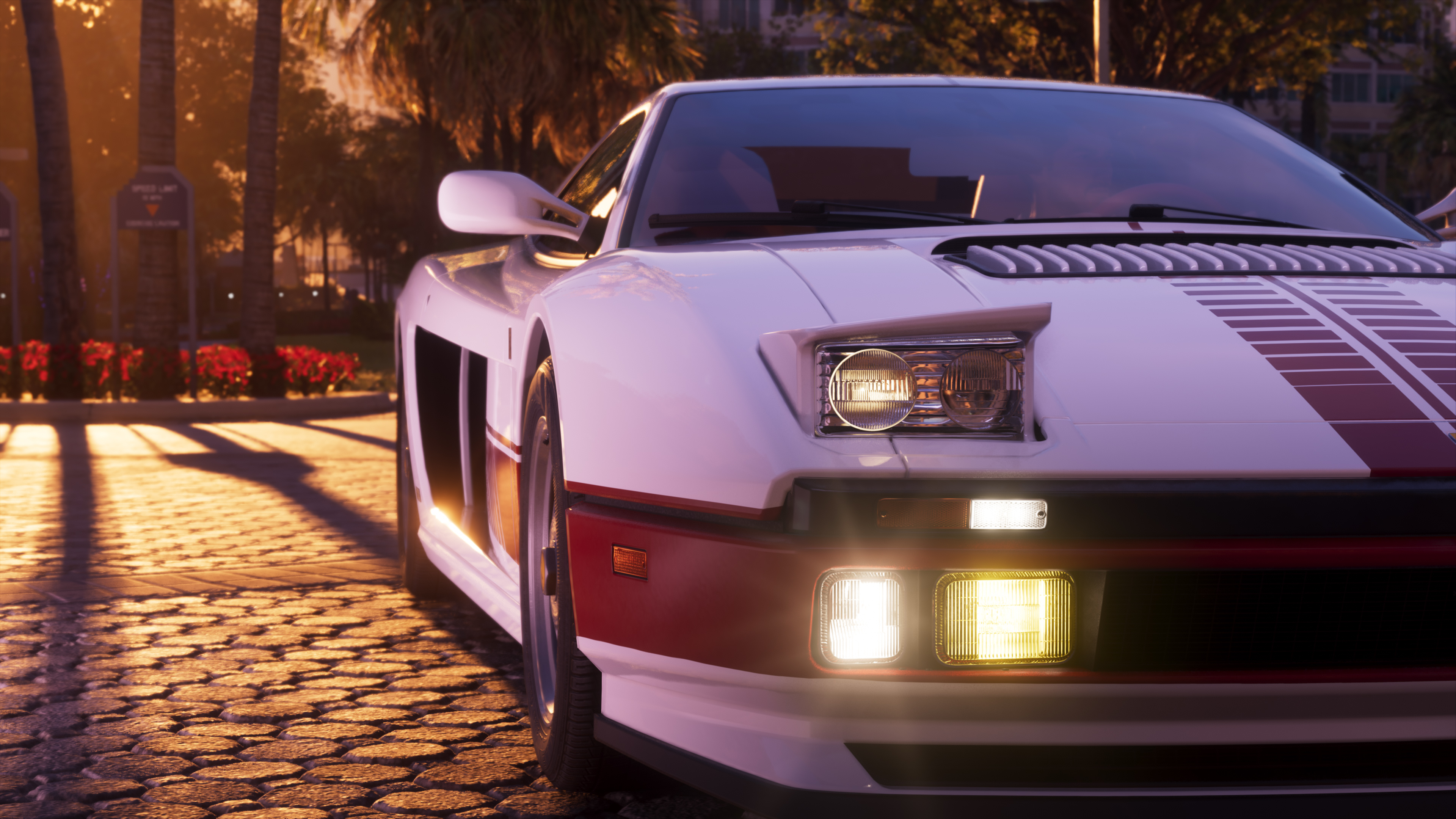 Fancy Vice City sports car.