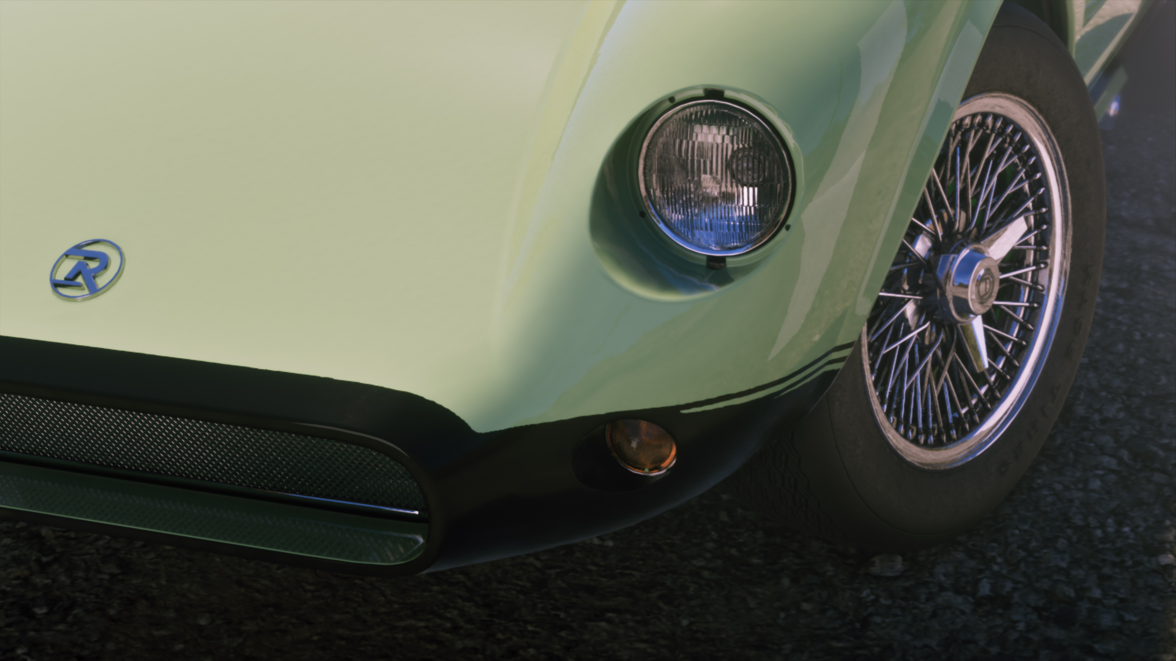 Fancy old sports car.