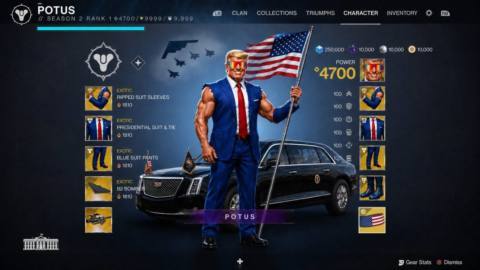 The Internet Reacts To Trump’s Crass Destiny 2 Meme