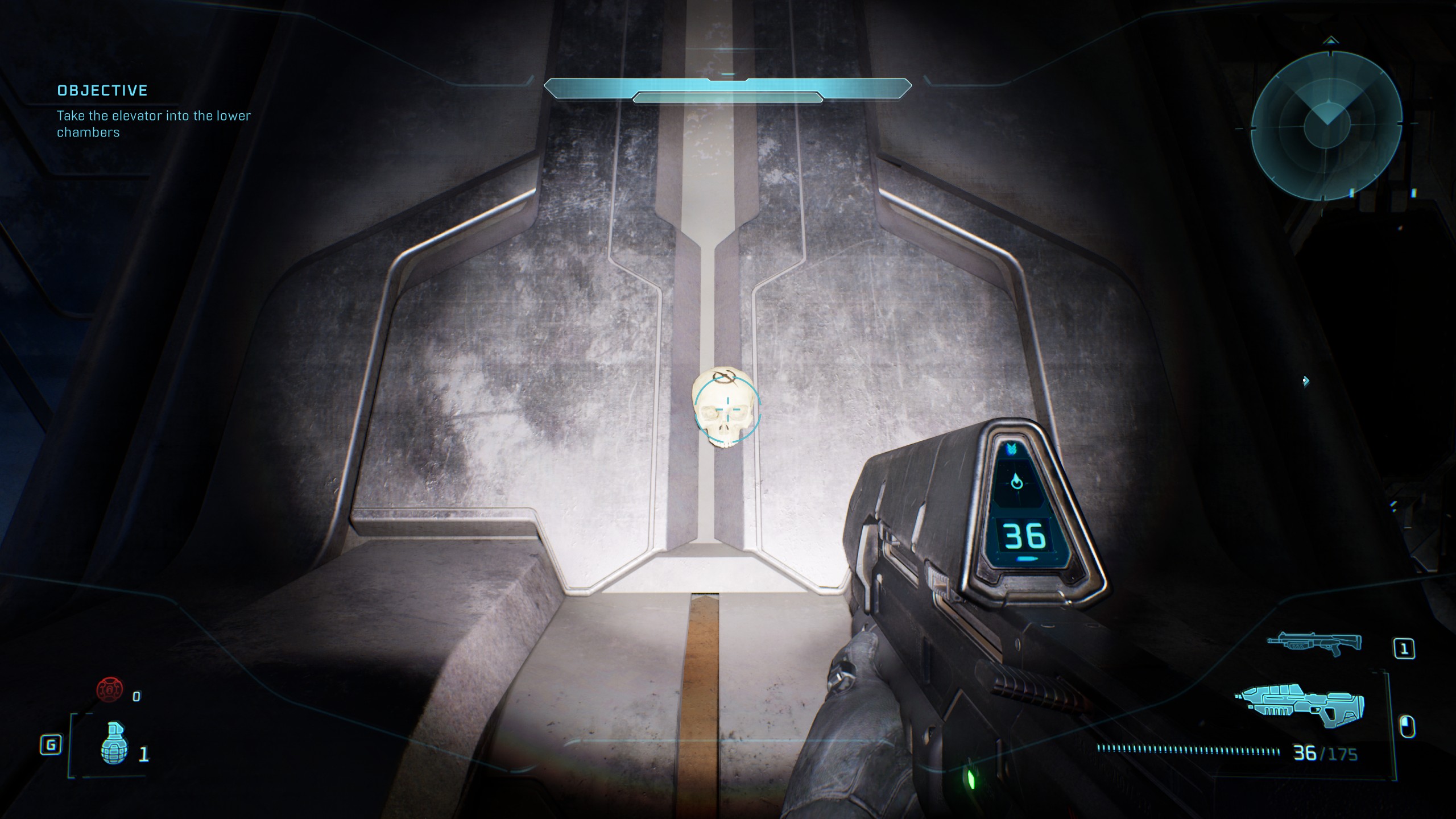 Halo skulls - Tilt close up