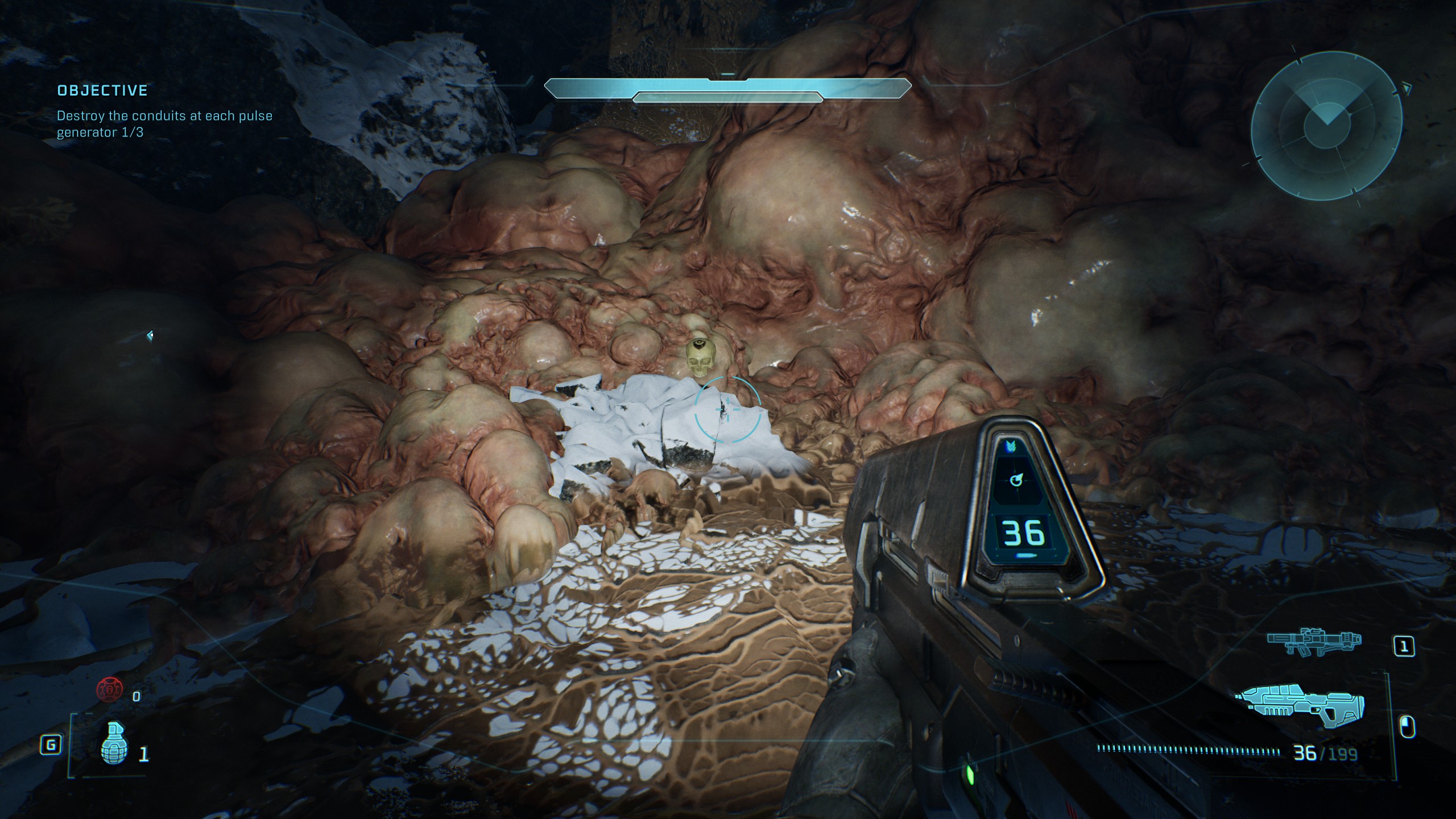 Halo skulls - Skull in Flood gunk