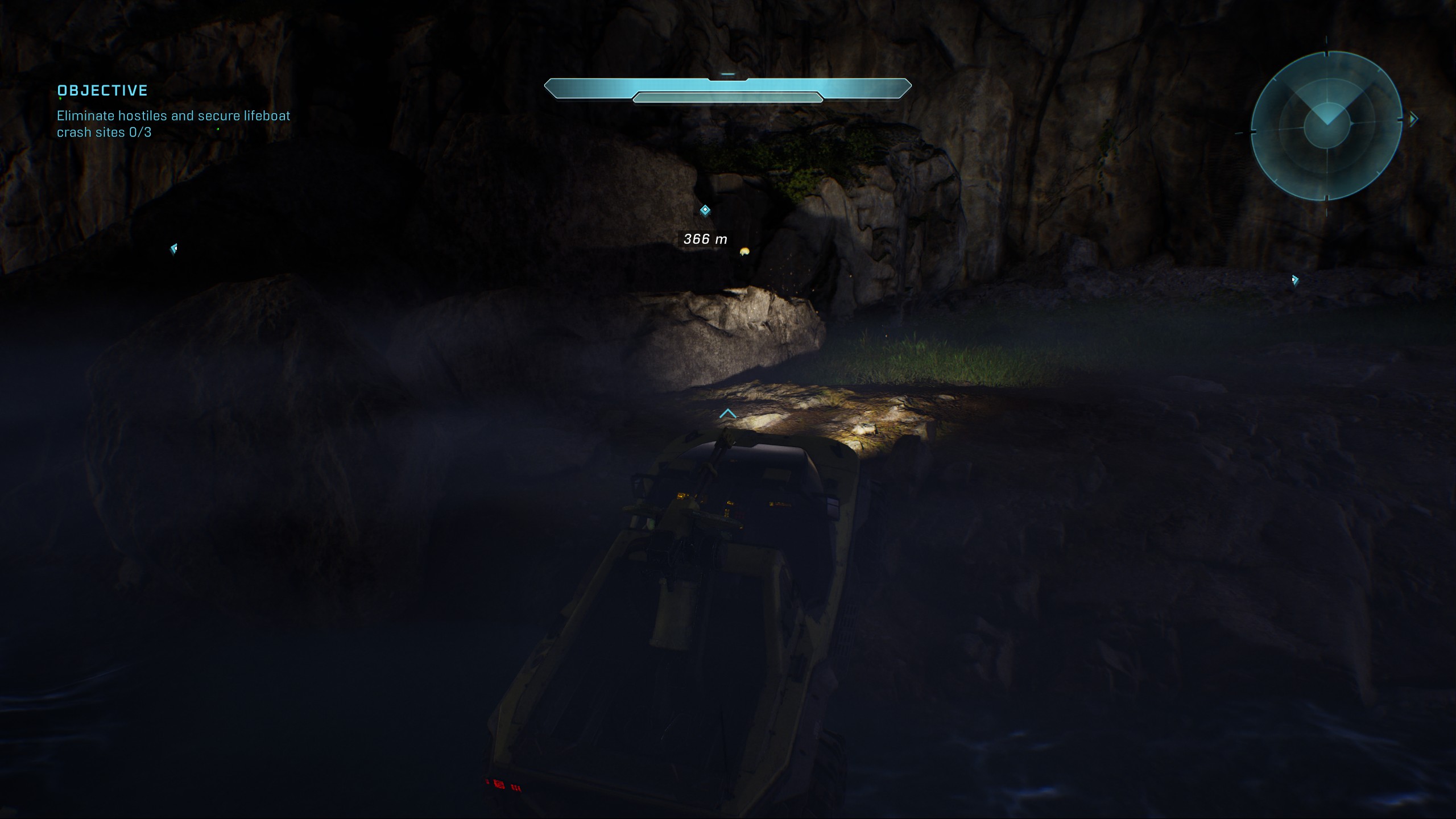 Halo Skulls - Cave with fireflies