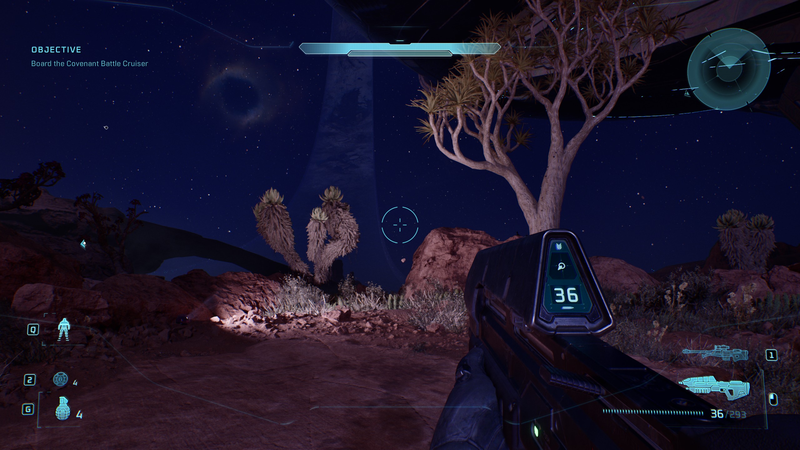 Halo Skulls - Cliff edge and spotlight