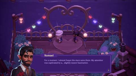 How to unlock Samael’s romance and begin dating the brooding bartender in Moonlight Peaks