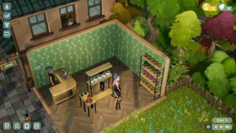 I made a hyper organised plant shop in Leafy Corner because the people want order not whimsy