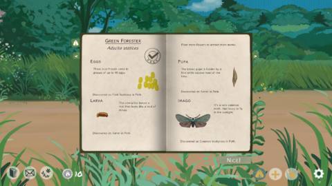 My cozy game of the month is a moth-watching game where you can explore whimsical forests and uncover more about these fuzzy legends