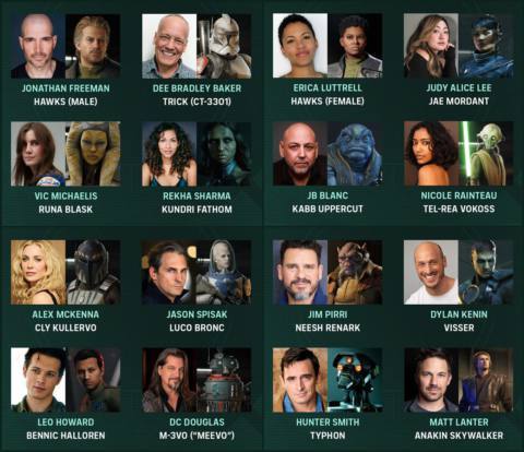 Star Wars Zero Company reveals cast, including fan favorite actors from Clone Wars animated series