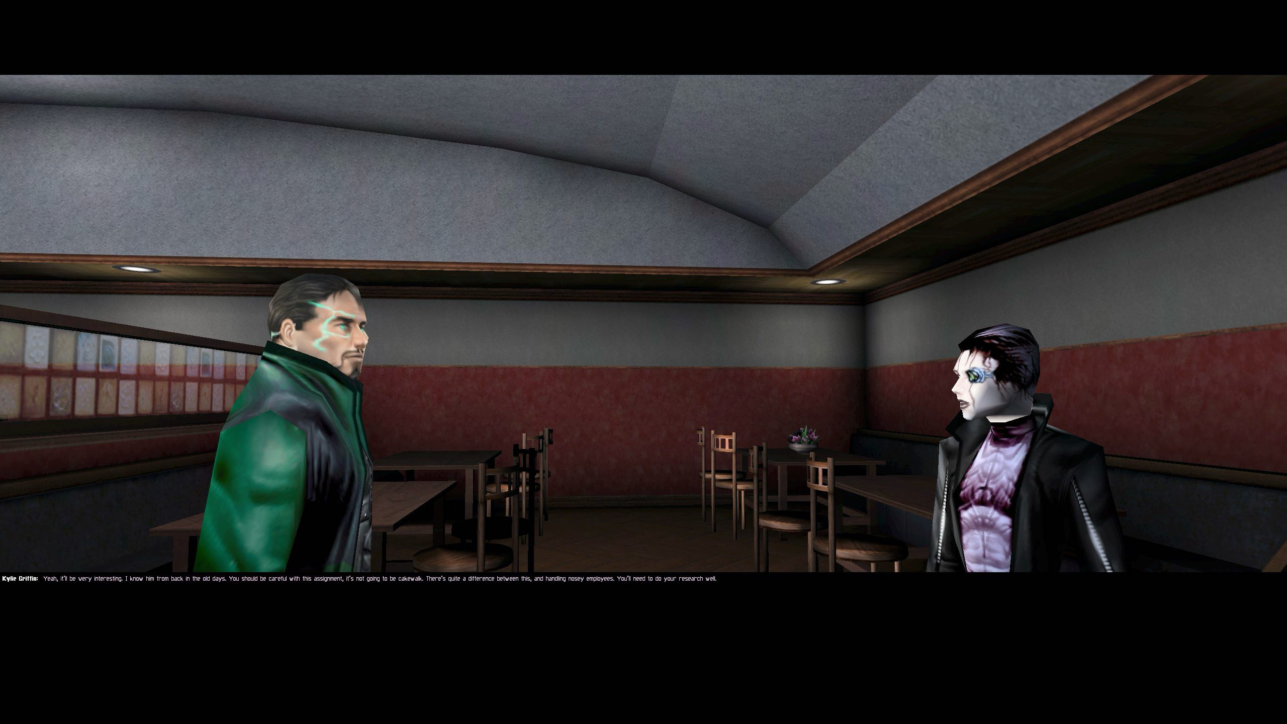 Two forum denizens chat.